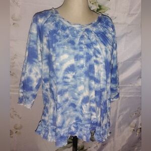 5For$12 Tie Dye Embroidered Shirt